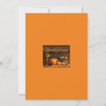 Tarjeta del Día de Acción de Gracias de AIH