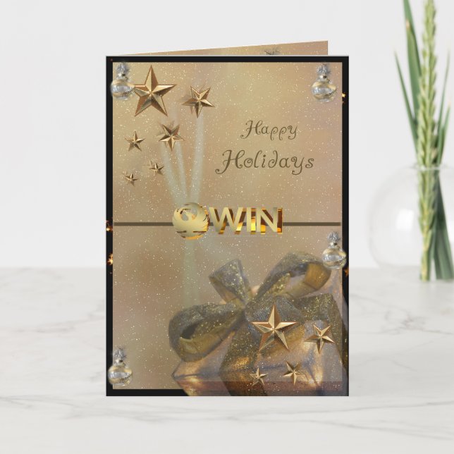 Festiva Tarjeta del día de fiesta Custom-made Company para (Anverso)