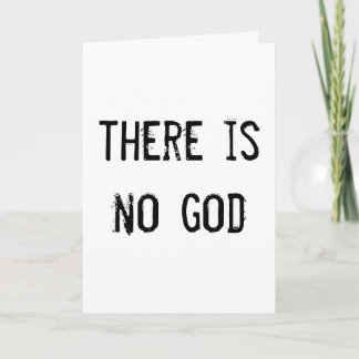 Festiva Tarjeta del día de fiesta de Athiest