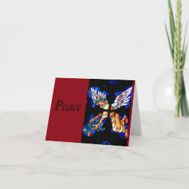 Festiva Tarjeta del día de fiesta de la paz