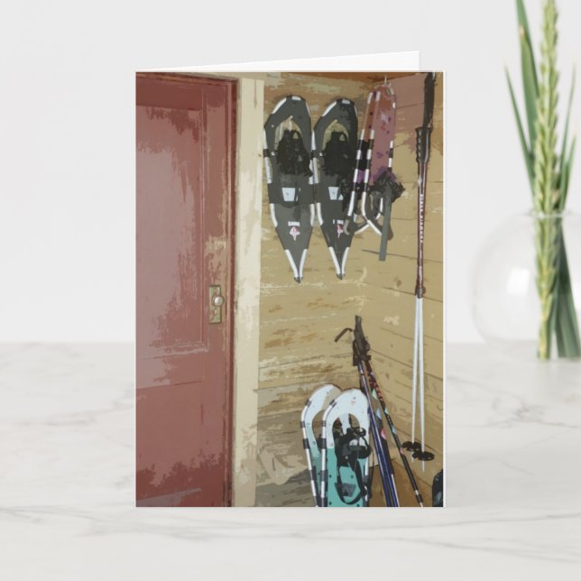 Festiva Tarjeta del día de fiesta de la raqueta (Anverso)