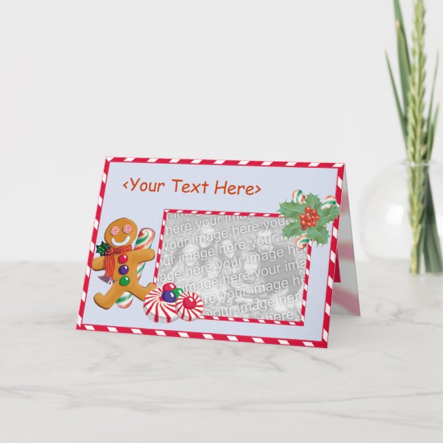 Festiva Tarjeta del DÍA DE FIESTA de las HIERBABUENAS (Anverso)