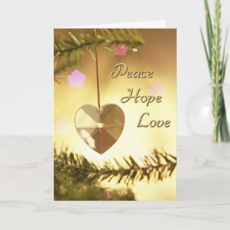 Festiva Tarjeta del día de fiesta del amor de la esperanza