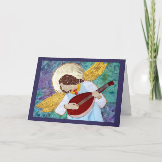 Festiva Tarjeta del día de fiesta del ángel