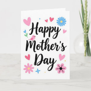 Festiva Tarjeta del Día de la Madre Amor en Flor
