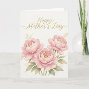 Festiva Tarjeta del Día de la Madre Amor y Fortaleza