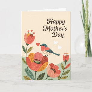 Festiva Tarjeta del Día de la Madre Amor y Luz
