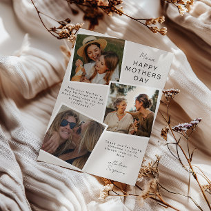 Festiva Tarjeta del Día de la Madre con foto instantánea