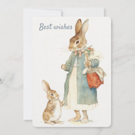 Festiva Tarjeta del Día de la Madre de Peter Rabbit