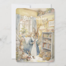 Tarjeta del Día de la Madre de Peter Rabbit