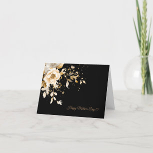 Festiva Tarjeta del día de la madre floral de elegancia in