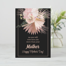 Festiva Tarjeta del Día de la Madre Floral Rústica Sentime