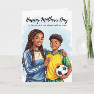 Festiva Tarjeta del Día de la Madre "Me estás aguantando"