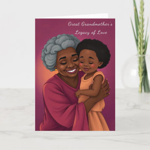 Festiva Tarjeta del Día de la Madre para Bisabuela