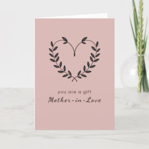 Festiva Tarjeta del Día de la Madre para la Suegra