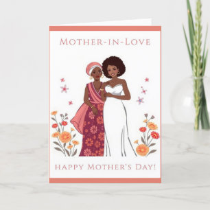 Festiva Tarjeta del Día de la Madre para la Suegra