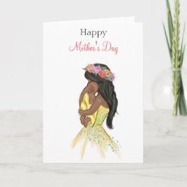 Festiva Tarjeta del Día de la Madre para una nueva madre