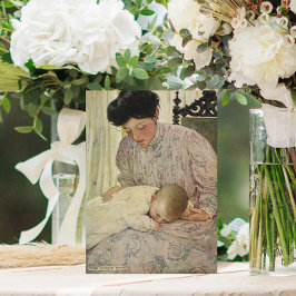 Festiva Tarjeta del día de la madre y el bebé de la vieja 