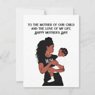 Festiva Tarjeta del día de la madre y la esposa