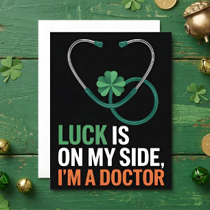 Festiva Tarjeta del día de San Patricio para médico
