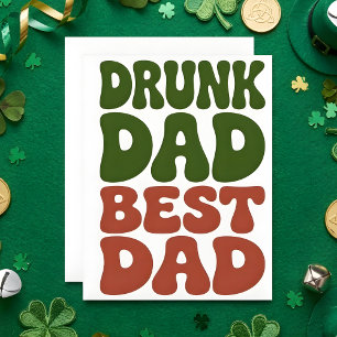 Festiva Tarjeta del Día de San Patricio para Papá Divertid