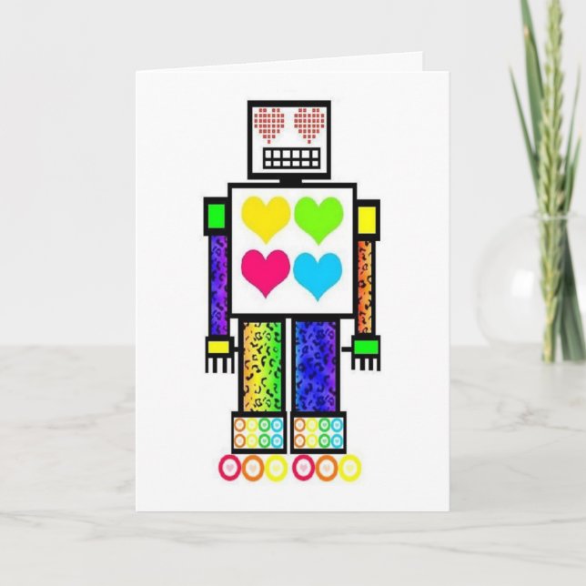 Festiva Tarjeta del día de San Valentín (Anverso)