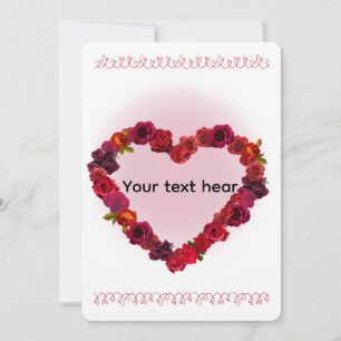 Festiva tarjeta del día de San Valentín
