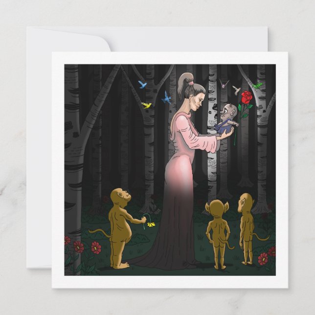 Festiva Tarjeta del Día de San Valentín (Anverso)