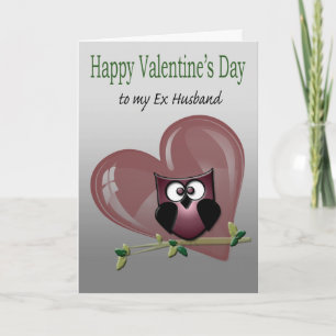 Festiva Tarjeta del día de San Valentín a mi exmarido,