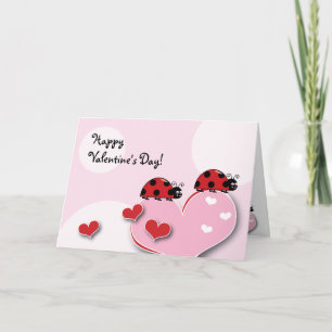 Festiva Tarjeta del día de San Valentín adaptable de la
