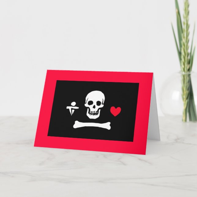 Festiva Tarjeta del día de San Valentín alegre de Rogelio (Anverso)