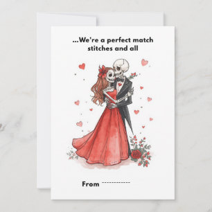 Festiva Tarjeta del Día de San Valentín con Corazón Cosech