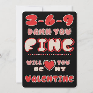 Festiva Tarjeta del día de San Valentín de 369 Ying Yang T