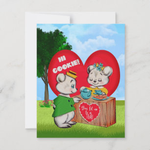 Festiva Tarjeta del Día de San Valentín de Amigos Conmoved