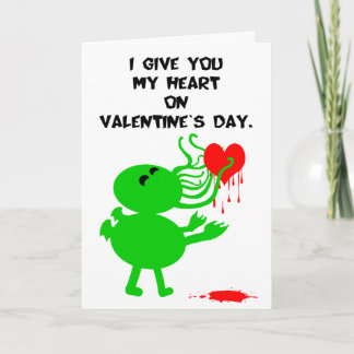 Festiva Tarjeta del día de San Valentín de Cthulhu
