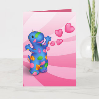 Festiva Tarjeta del día de San Valentín de Dino-Buddies™ -