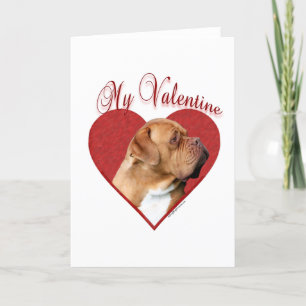 Festiva Tarjeta del día de San Valentín de Dogue de