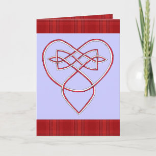 Festiva Tarjeta del día de San Valentín de Knotwork