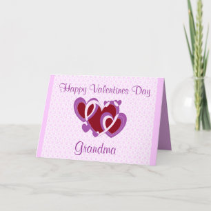 FESTIVA TARJETA DEL DÍA DE SAN VALENTÍN DE LA ABUELA