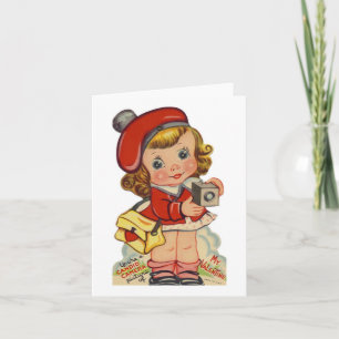 Festiva Tarjeta del día de San Valentín de la cámara