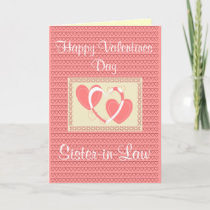 FESTIVA TARJETA DEL DÍA DE SAN VALENTÍN DE LA CUÑADA