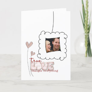 Festiva tarjeta del día de San Valentín de la foto