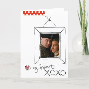 Festiva tarjeta del día de San Valentín de la foto