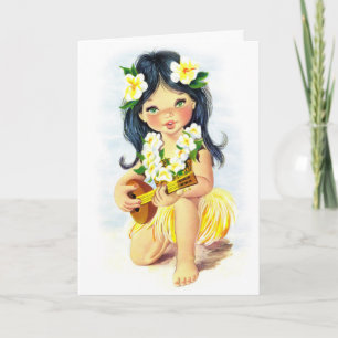 Festiva Tarjeta del día de San Valentín de la HAWAIANA -