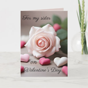 Festiva Tarjeta del Día de San Valentín de la Hermana Rosa
