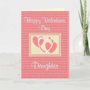 FESTIVA TARJETA DEL DÍA DE SAN VALENTÍN DE LA HIJA