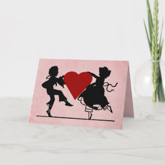 Festiva Tarjeta del día de San Valentín de los niños del