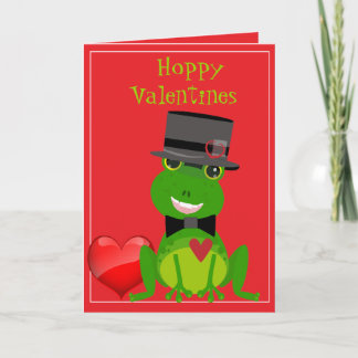 Festiva Tarjeta del día de San Valentín de lúpulo