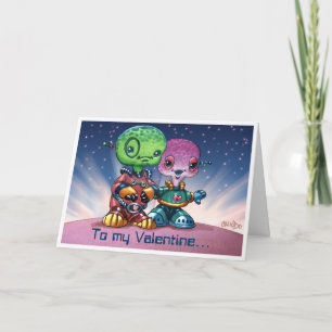 Festiva Tarjeta del día de San Valentín de Marteenie