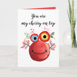Festiva Tarjeta del Día de San Valentín de Monstruo Adorab